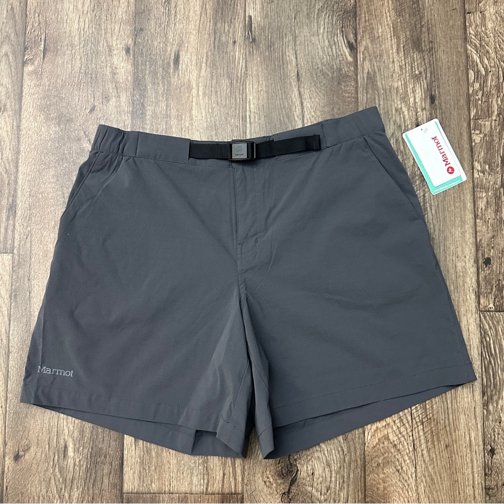 Marmot Short Outdoor Hiking Nylon Shorts Women’s XL(12) Dark Steel